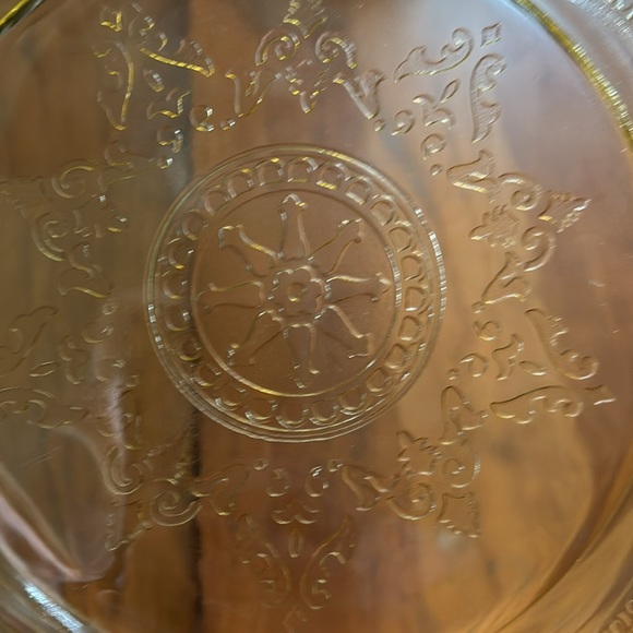 federal glass | Art | Vintage Federal Glass Patrician Pattern Amber ...